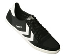 Hummel Stadil Low Slim Black/White Canvas Trainers