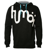 Black and White Hooded Sweatshirt