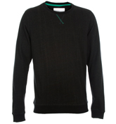 Black Crew Neck Sweatershirt