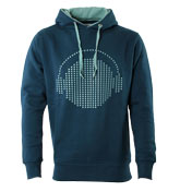 Blue Hooded Sweatshirt