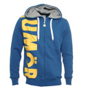 Royal Blue Full Zip Hooded Sweatshirt