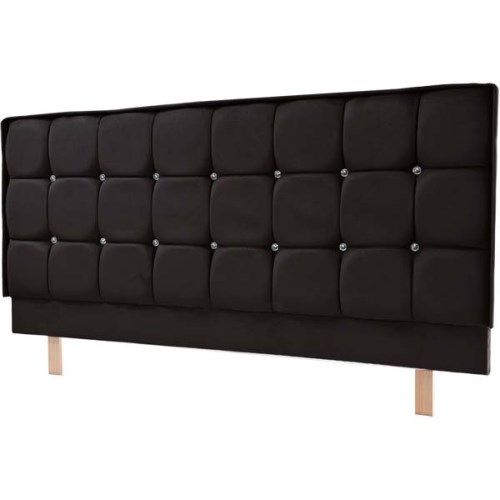 Humza Amani Bijou Faux Suede Headboard - double