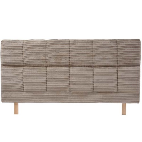 Humza Amani Plush Headboard in Beige - double