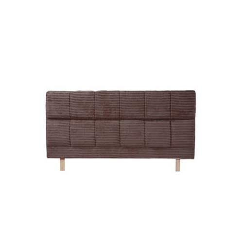 Humza Amani Plush Headboard in Brown - double