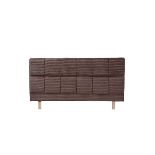 Humza Amani Plush Headboard in Brown - single