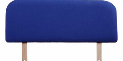 Humza Amani Single 3FT Size Head Board - Sam Dark Blue Cotton Fabric