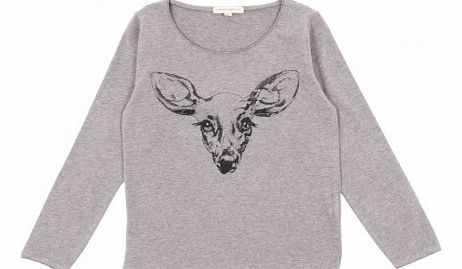 Fawn T-Shirt Heather grey `10 years