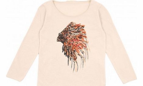 Indian T-Shirt Beige `10 years