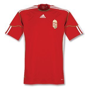 Hungary Adidas 2010-11 Hungary Adidas Home Football Shirt