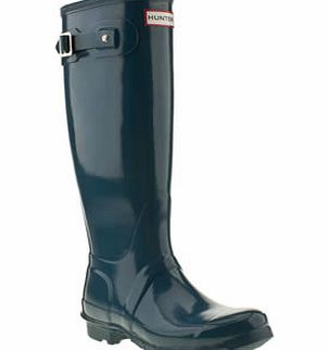 Hunter Blue Original Tall Gloss Iii Boots