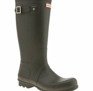 Hunter Dark Green Original Tall Boots