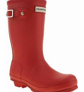 kids hunter red original unisex junior