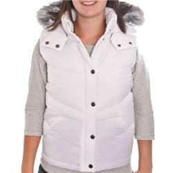 Ladies Iconic Puffa Gilet - White