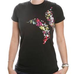 Ladies One And Icon Tomboy Tee - Black