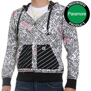 Paramore Zip hoody - White