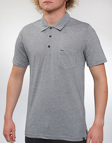 Staple Mini Stripe Polo shirt - Black