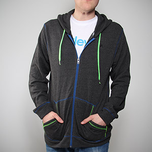 Vacay Zip Zip hoody - Blacklight