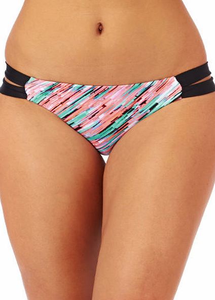 Hurley Womens Hurley Static Strap Bikini Bottom - Multi