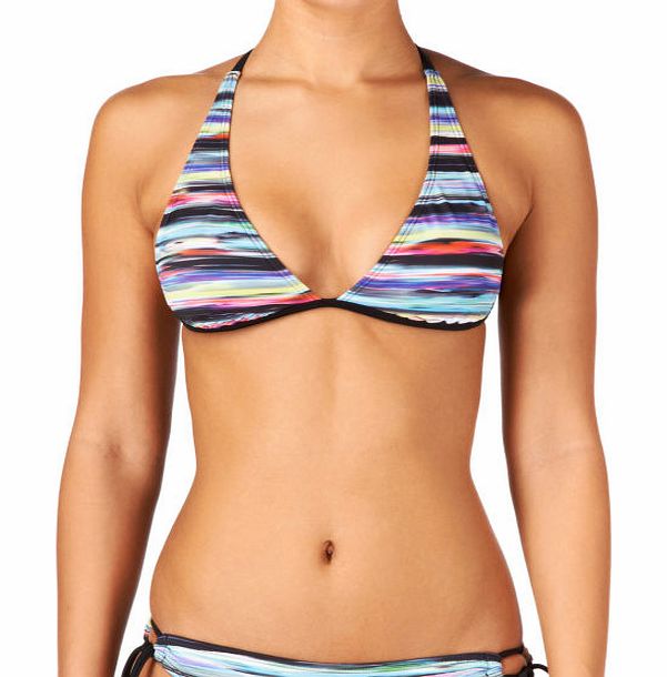 Hurley Womens Hurley Stormy Halter Top Bikini Top -