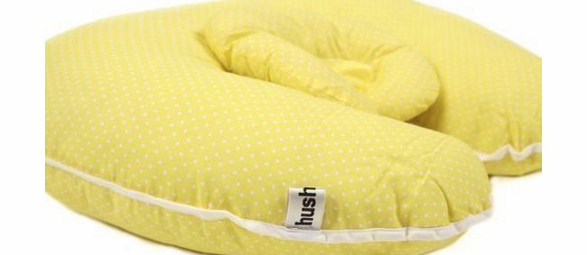 HUSH HUSH YELLOW HUSH HUSH FEEDING/MATERNITY PILLOW Nursing/Breast/Baby/Pregnancy