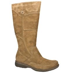 Hush Puppies Female Hush Puppies Warm Suede Upper Calf/Knee Boots in Beige, Dark Brown