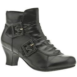 Female Kalee Leather Upper in Black