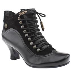 Female Vivianna Leather Upper in Black