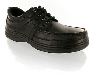 Hush Puppies Lace Up Casual Shoe with Stitch Detail