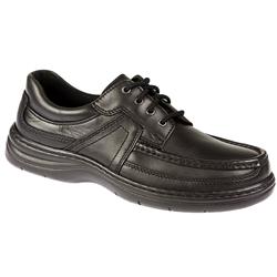 Male HP11newmarket Leather Upper Textile Lining in Black Leather, Brown