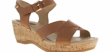 Tan Eva Farris Sandals