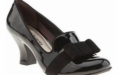 womens hush puppies black lolita bow high