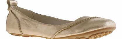 womens hush puppies gold janessa flats