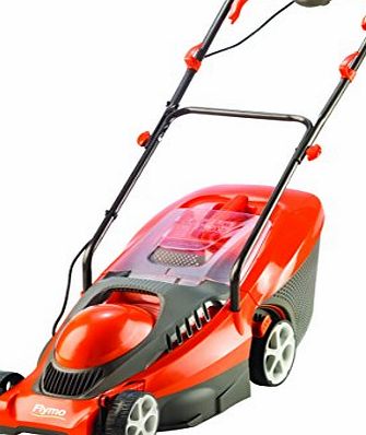 Husqvarna Flymo Chevron 34VC 1400W 34cm Electric 4-Wheeled Lawnmower with Rear Roller