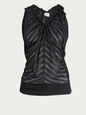 HUSSEIN CHALAYAN TOPS BLACK 44 IT HC-T-HDQ700A