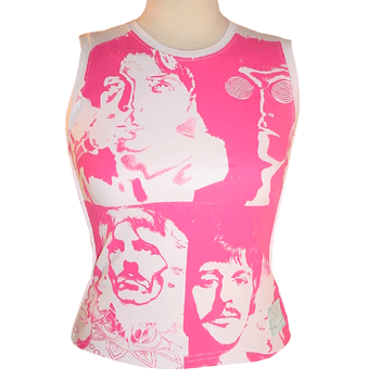 Hussy Hussey Beatles Vest Top