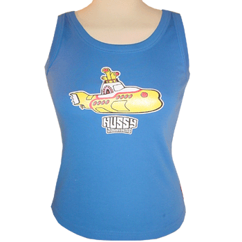 Hussy Yellow Sub Vest Top