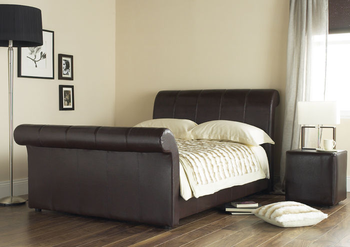 Shanghai 5ft Kingsize Leather Bed