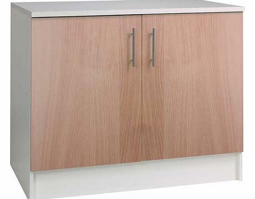 Hygena Athina 1000mm Fitted Kitchen Base Unit - Beech