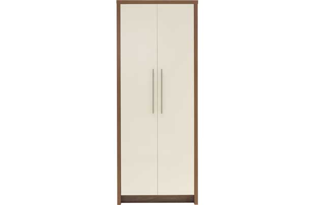 Camden 2 Door Tall Wardrobe - Walnut and