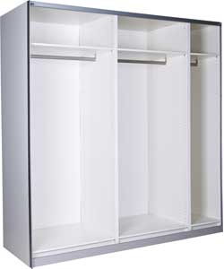 Chicago 2000mm Wardrobe Carcass - White