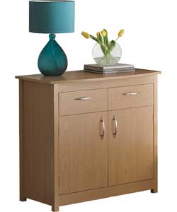 Hygena Easybuild 2 Drawer Sideboard - Oak Effect