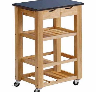 Hygena Granite Top Kitchen Trolley