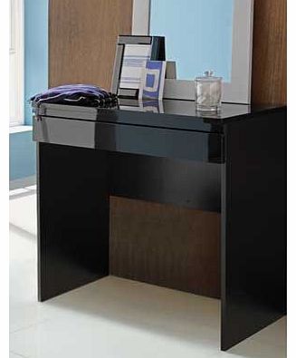 Hygena Hamlin High Gloss 2 Drawer Dresser - Black