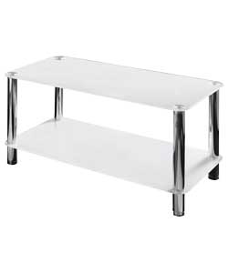 Matrix White Glass Coffee Table