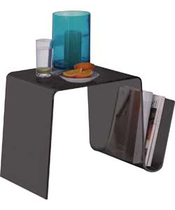 Mistral End Table - Black Acrylic