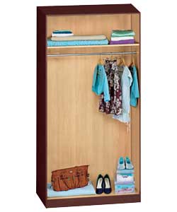 Modular 2 Door Wardrobe - Wenge