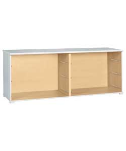 Modular 6 Drawer Chest - White Mirrored