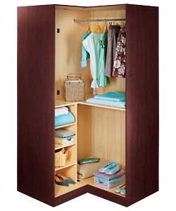 Modular Corner Wardrobe - Wenge