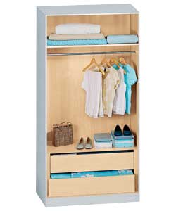 Hygena Modular Double 2 Drawer Wardrobe Frame -