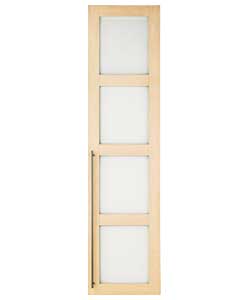 Hygena Modular Glass Shaker Wardrobe Door - Maple